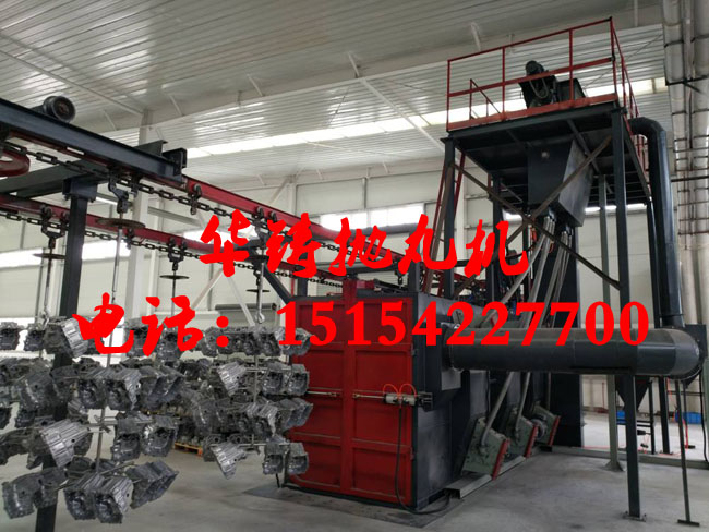 用于批量清理汽車配件除銹的懸鏈?zhǔn)綊佂枨謇頇C(jī)使用案例現(xiàn)場 用于批量清理汽車配件除銹的懸鏈?zhǔn)綊佂枨謇頇C(jī)使用案例現(xiàn)場