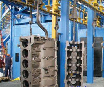 懸鏈式發動機缸體拋丸機 懸鏈式發動機缸體拋丸機
