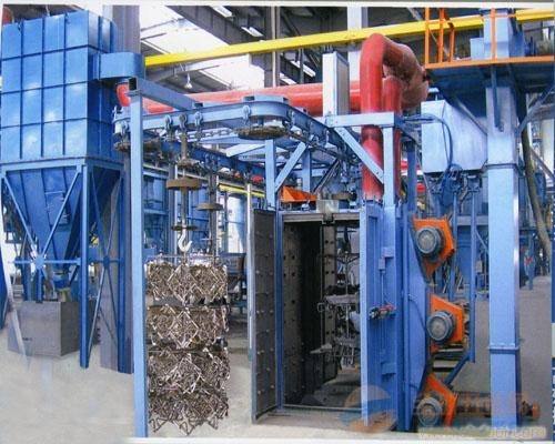 剎車盤拋丸清理機設備效果圖 剎車盤拋丸清理機設備效果圖