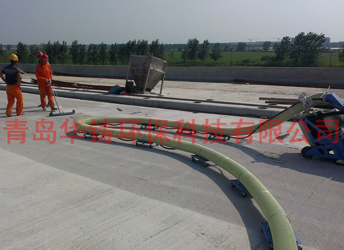 路橋面拋丸機租賃施工中 路橋面拋丸機租賃施工中