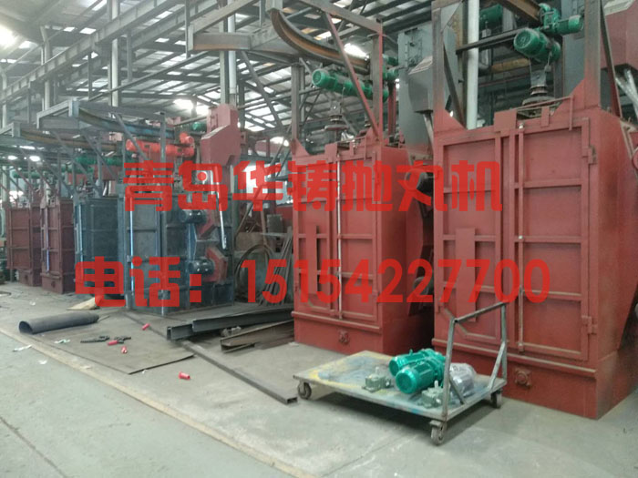 Q378吊鉤式拋丸機,Q378打砂機生產現場圖 Q378吊鉤式拋丸機,Q378打砂機生產現場圖