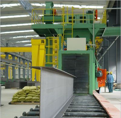 工字鋼除銹設(shè)備施工現(xiàn)場 工字鋼除銹設(shè)備施工現(xiàn)場