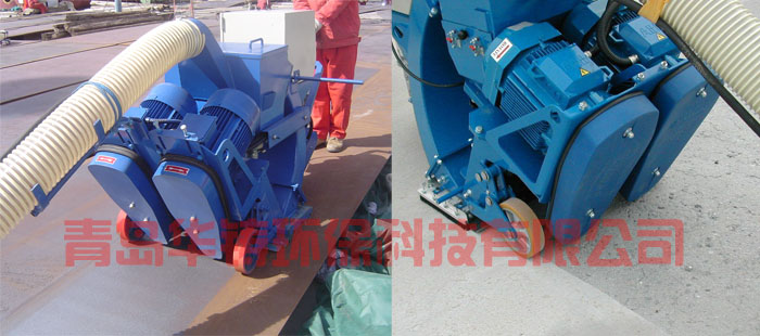 移動式拋丸機施工現場 移動式拋丸機施工現場