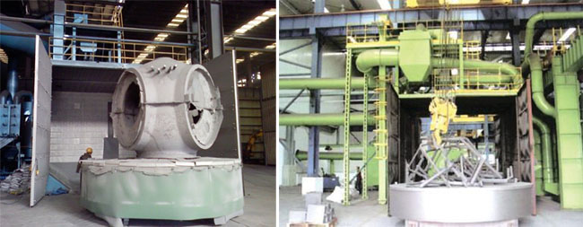 回轉臺車式拋丸清理機 回轉臺車式拋丸清理機