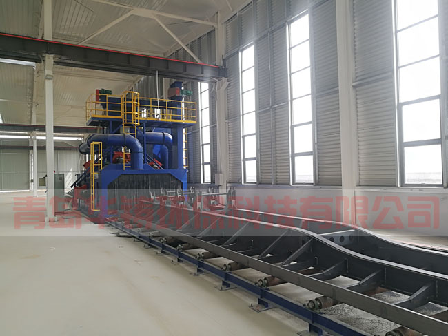 半掛車(chē)底盤(pán)專(zhuān)用拋丸機(jī) 半掛車(chē)底盤(pán)專(zhuān)用拋丸機(jī)