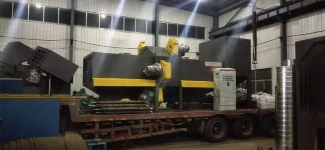 河南防腐拋丸機發貨現場 河南防腐拋丸機發貨現場