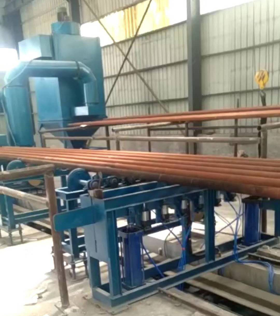 鋼管內壁噴砂機 鋼管內壁噴砂機
